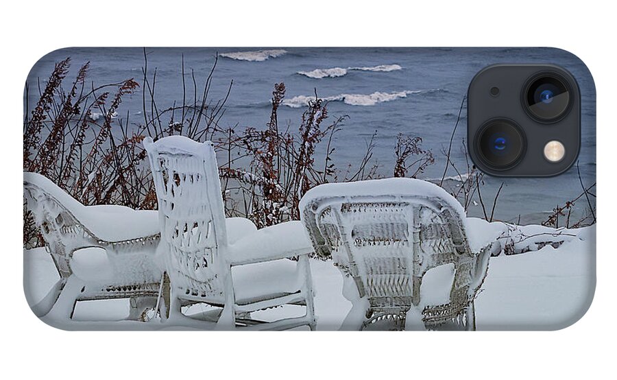 Winter Storm Ethan iPhone 13 Case featuring the photograph Lake Effect by Rebecca Samler