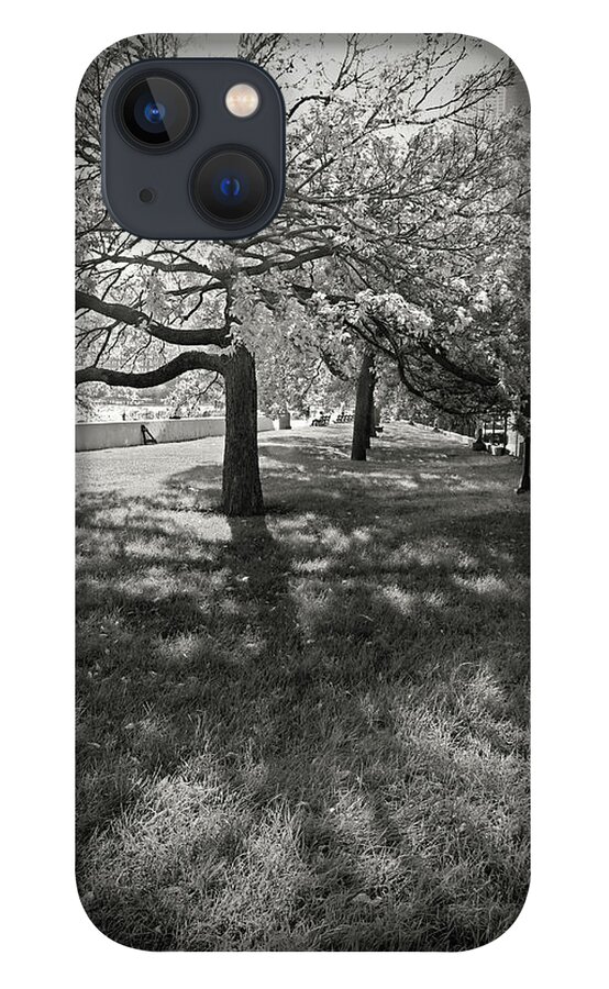 Lakeshore iPhone 13 Case featuring the photograph Lakeshore Drive bw by Carolyn Stagger Cokley
