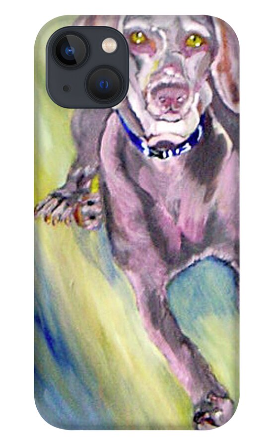 Dog iPhone 13 Case featuring the painting Layla by Genevieve Holland