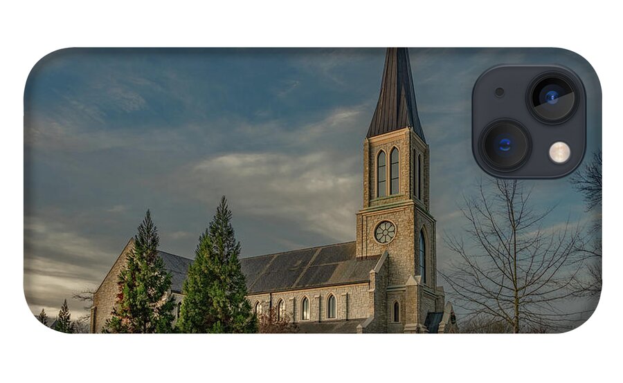 Lee University iPhone 13 Case featuring the photograph Lee University Chapel at First Light by Marcy Wielfaert