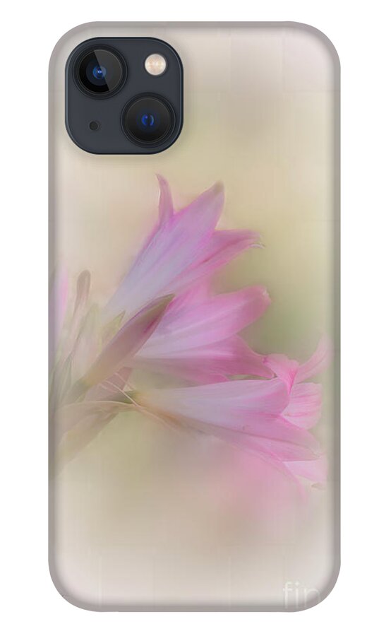 Lily iPhone 13 Case featuring the photograph Easter Lily in Pastel by Elaine Teague