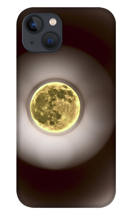Moon iPhone 13 Case featuring the photograph Leo Full Moon by Carl Moore