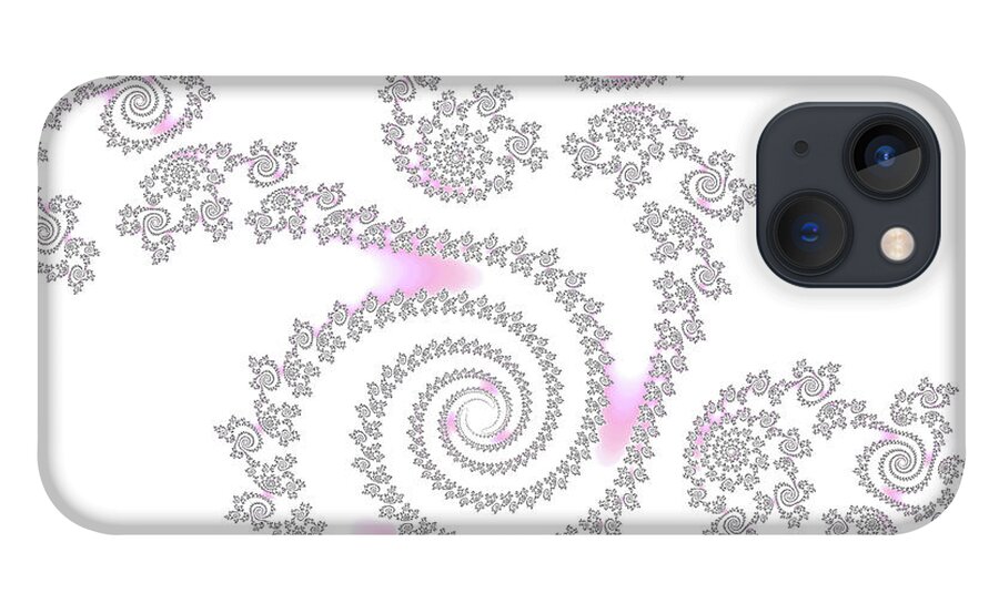 Abstract iPhone 13 Case featuring the digital art Lets Twist by Manpreet Sokhi