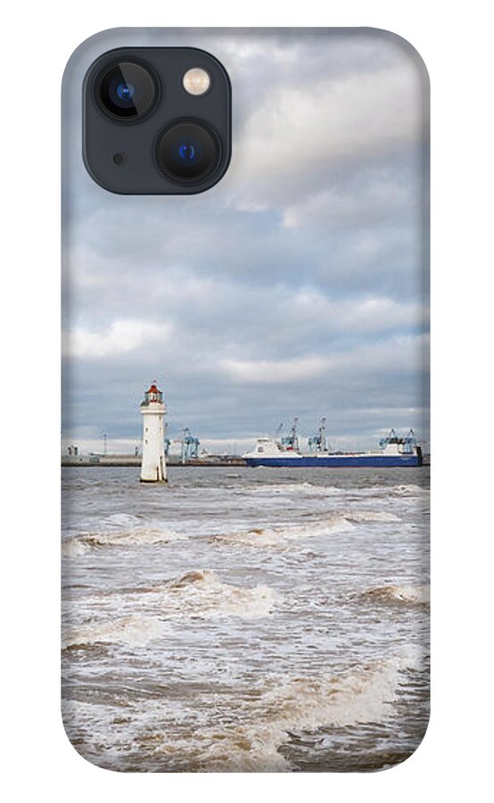 Beach iPhone 13 Case featuring the photograph Lighthouse at Fort Perch by Spikey Mouse Photography