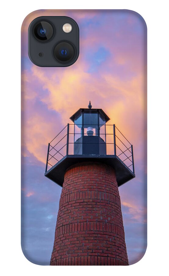 Lighthouse iPhone 13 Case featuring the photograph Kissimmee Lighthouse at Sunset by Carolyn Hutchins