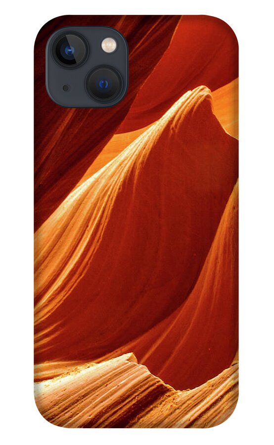 Antelope Canyon iPhone 13 Case featuring the photograph Like Water On Stone - Antelope Canyon, Arizona by Earth And Spirit