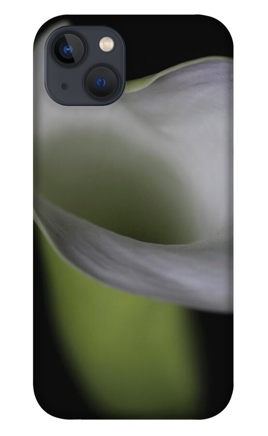 Botanical iPhone 13 Case featuring the photograph Lily Green Grey by Julie Powell
