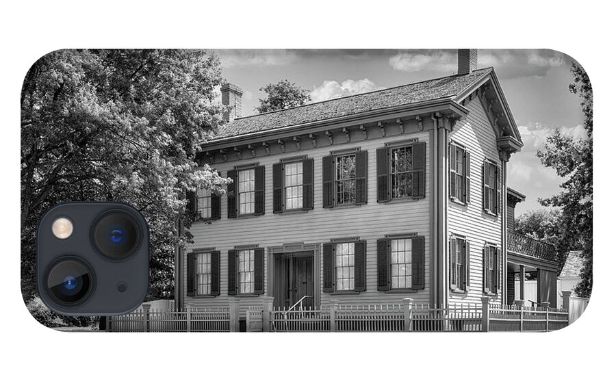 Lincolns Home iPhone 13 Case featuring the photograph Lincoln's Home - Springfield, IL by Susan Rissi Tregoning