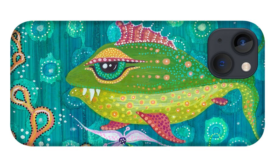 Fish iPhone 13 Case featuring the painting Little Frankie by Tanielle Childers