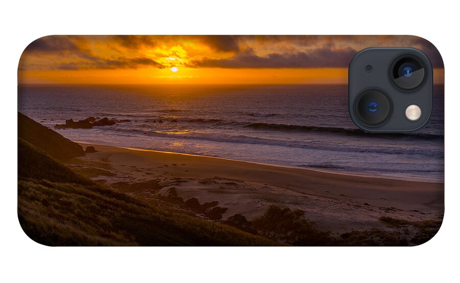 Big Sur iPhone 13 Case featuring the photograph Little Sur Sunset by Derek Dean