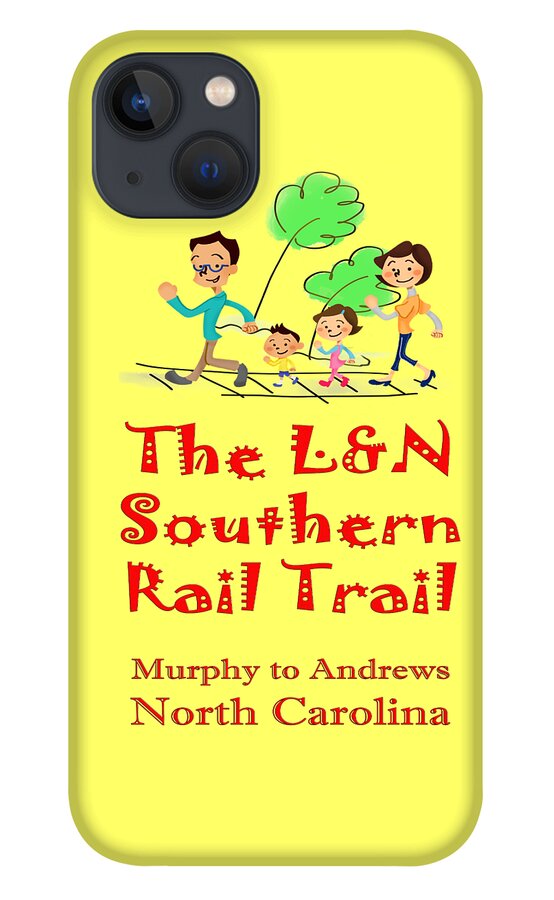 L&n iPhone 13 Case featuring the photograph LN Southern Rail Trail Family by Debra and Dave Vanderlaan