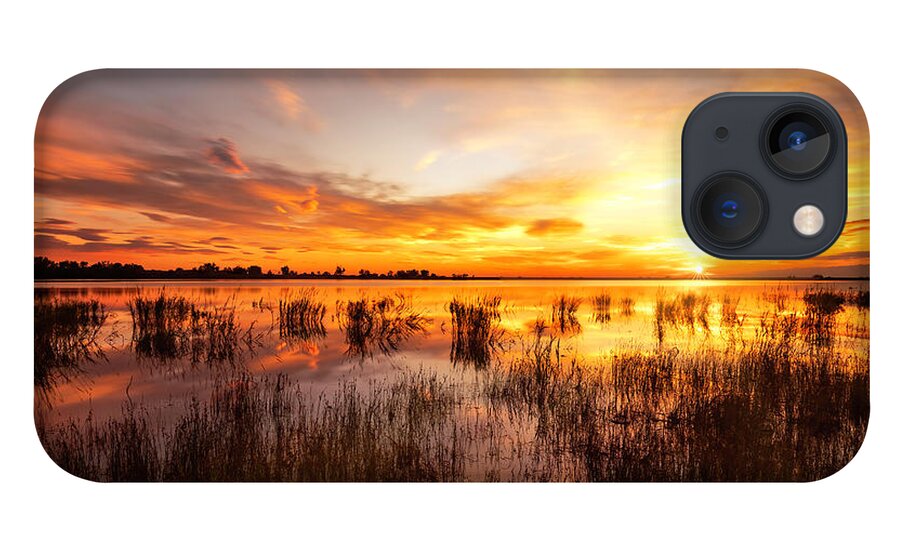 Lake iPhone 13 Case featuring the photograph Lon Hagler Sunrise by Ronda Kimbrow