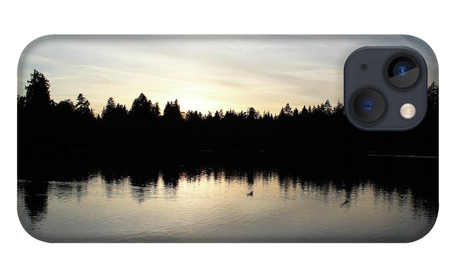 Vancouver iPhone 13 Case featuring the photograph Lost Lagoon by Wilko van de Kamp Fine Photo Art