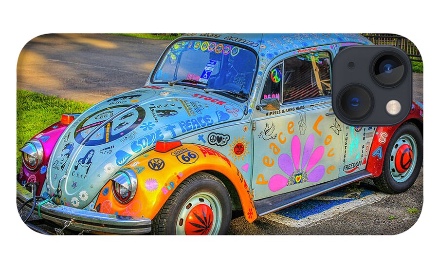 Volkswagen iPhone 13 Case featuring the photograph Love Bug by Dale R Carlson