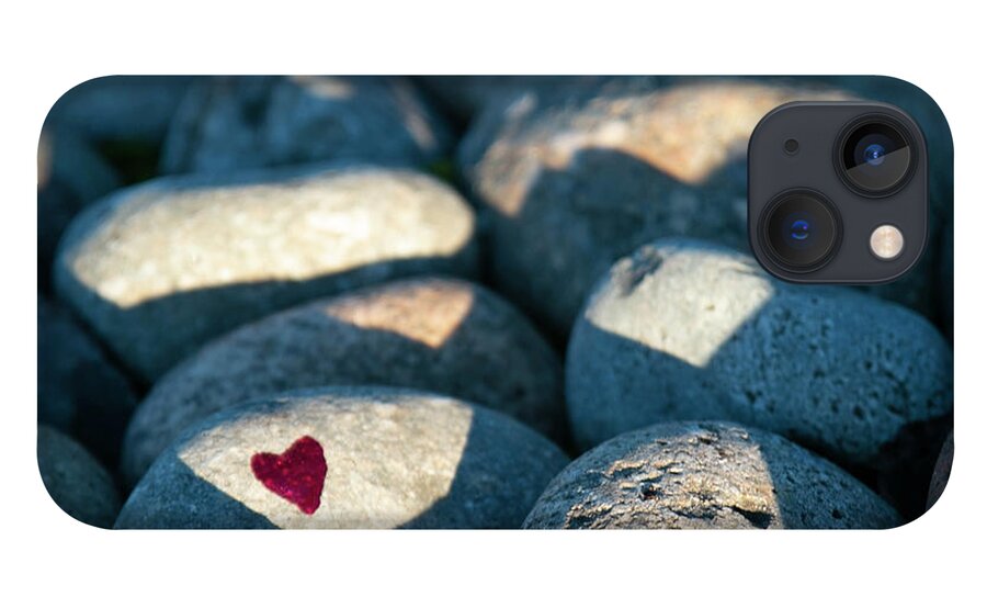 Heart iPhone 13 Case featuring the photograph Love in Hard Places by Lora Lee Chapman