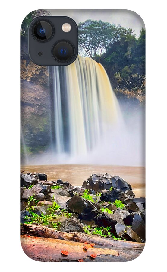 Wailua iPhone 13 Case featuring the photograph Majestic Wailua Falls by Bradley Morris