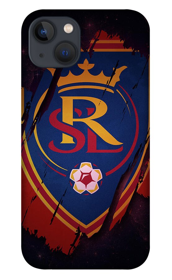 Major iPhone 13 Case featuring the drawing Major League Soccer Red Real Salt Lake by Leith Huber
