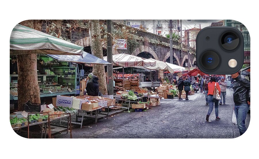 Catania iPhone 13 Case featuring the photograph Market Day in Catania by Monroe Payne