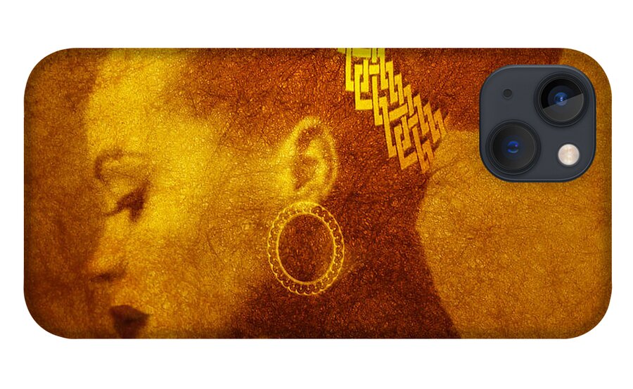 Beautiful Woman iPhone 13 Case featuring the digital art Martha by Canessa Thomas