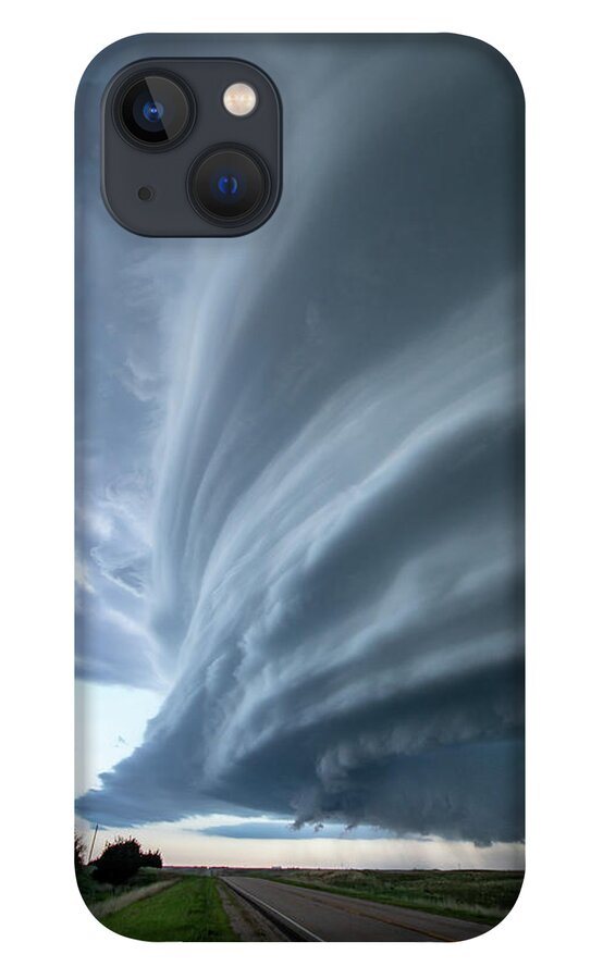 Mesocyclone iPhone 13 Case featuring the photograph Mesocyclone Vertical by Wesley Aston