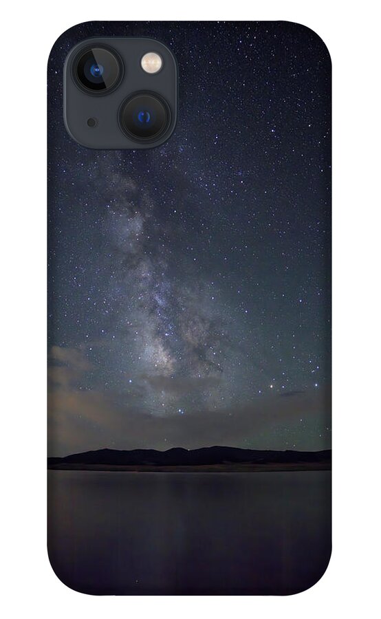Milky Way iPhone 13 Case featuring the photograph Milky Way Over 11 Mile by Bob Falcone