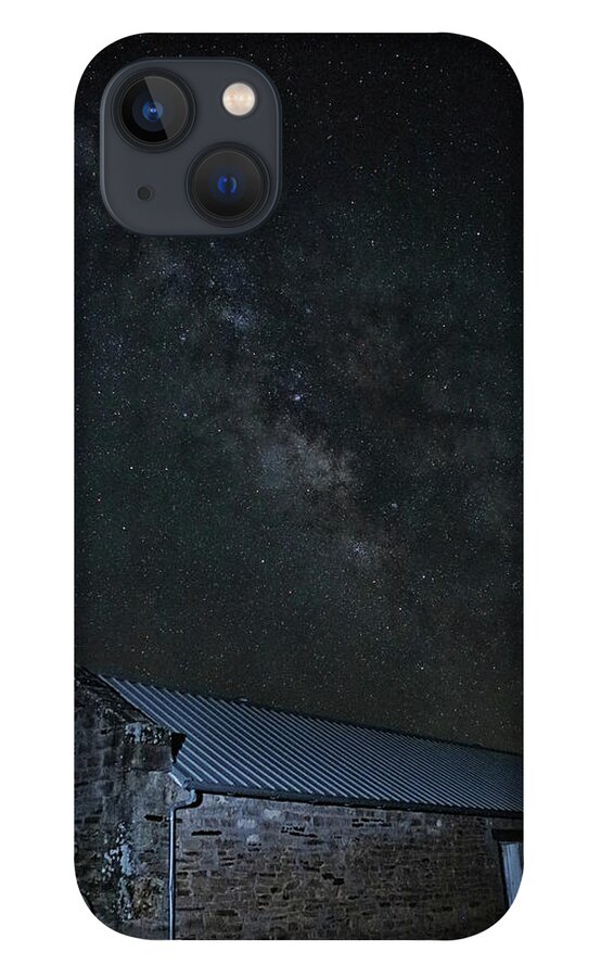 Texas iPhone 13 Case featuring the digital art Milky Way Over Fort Belknap by Brad Barton