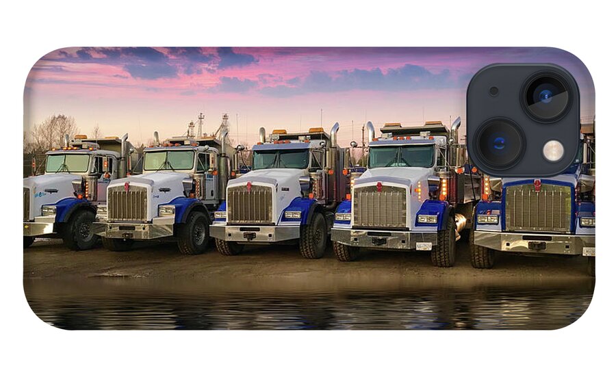 Big Rigs iPhone 13 Case featuring the photograph Minto Trucks by Randy Harris