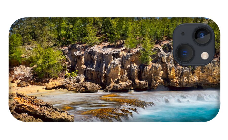 Beach iPhone 13 Case featuring the photograph Misty Blue Pool by Bradley Morris