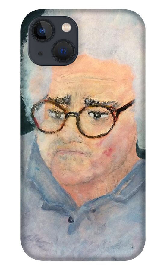 Portrait iPhone 13 Case featuring the painting Mom Reflecting on Her Life by Addison Likins