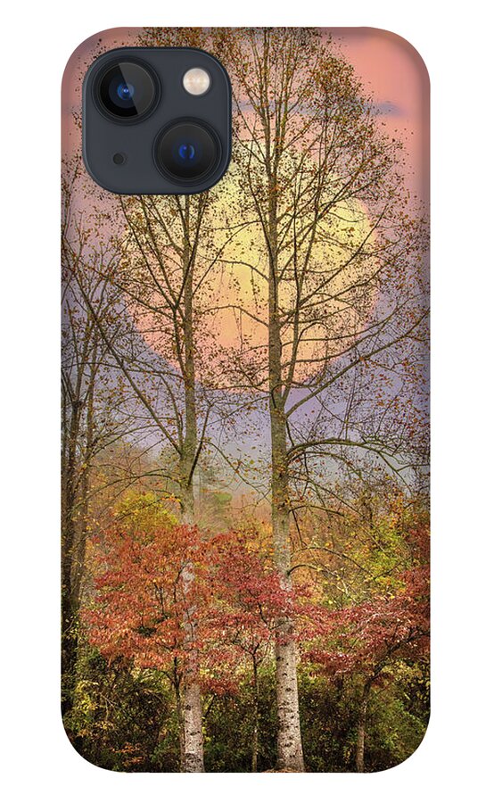 Carolina iPhone 13 Case featuring the photograph Moon Rising by Debra and Dave Vanderlaan