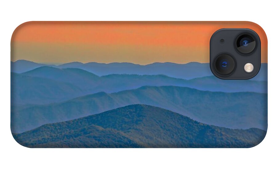 Mountains iPhone 13 Case featuring the photograph Mountains At Evening by Allen Nice-Webb
