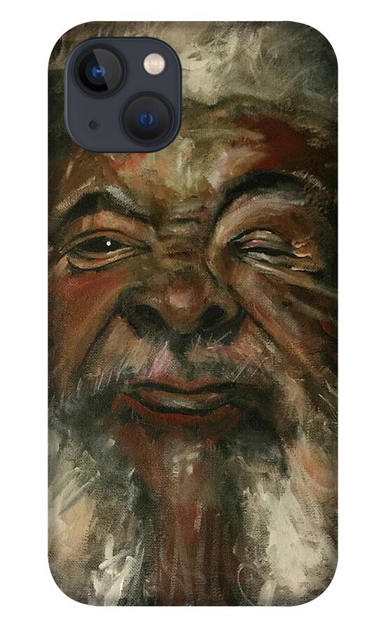 New Orleans iPhone 13 Case featuring the painting Mr Okra 2 by Amzie Adams