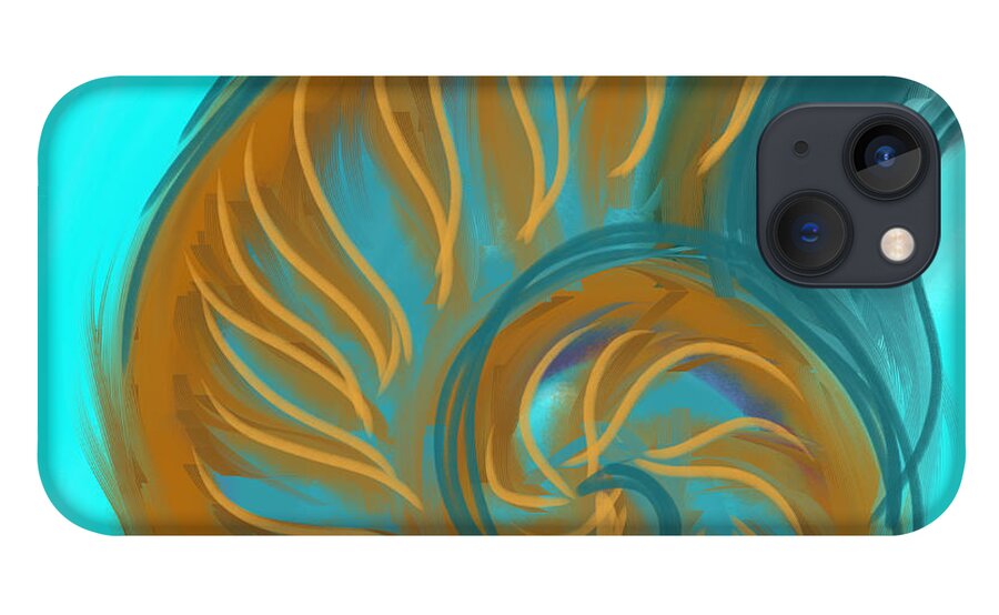 Nautilus iPhone 13 Case featuring the digital art Nautilus by Faa shie