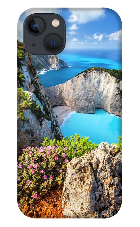 Greece iPhone 13 Case featuring the photograph Navagio Bay by Evgeni Dinev