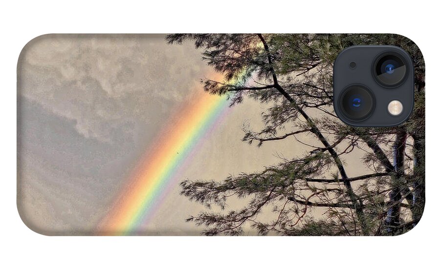 Rainbow iPhone 13 Case featuring the photograph Northern Forest Rainbow by Russ Considine