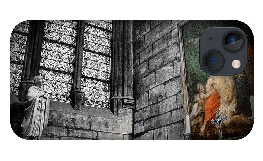 Notre iPhone 13 Case featuring the photograph Notre Dame, Paris 3 by Nigel R Bell