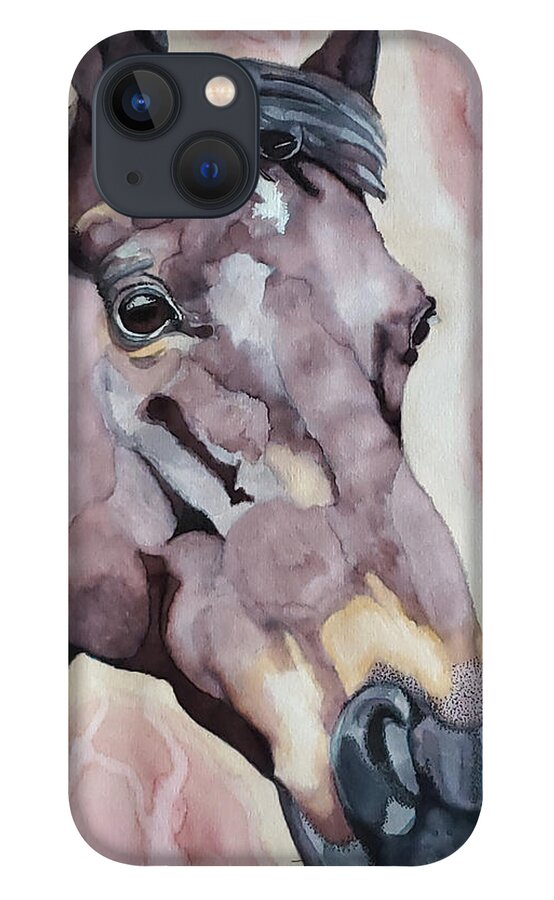 Horse iPhone 13 Case featuring the painting Okie by Equus Artisan