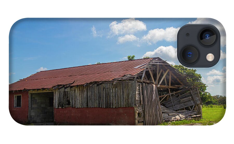 Barn iPhone 13 Case featuring the photograph Old Abandoned Barn by Dart Humeston