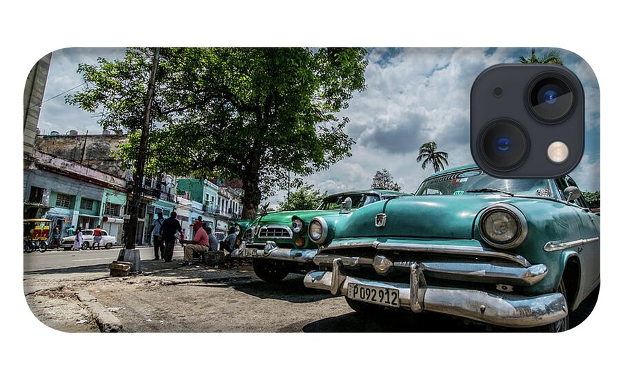 Cuba iPhone 13 Case featuring the photograph Old cars, Havana. Cube by Lie Yim
