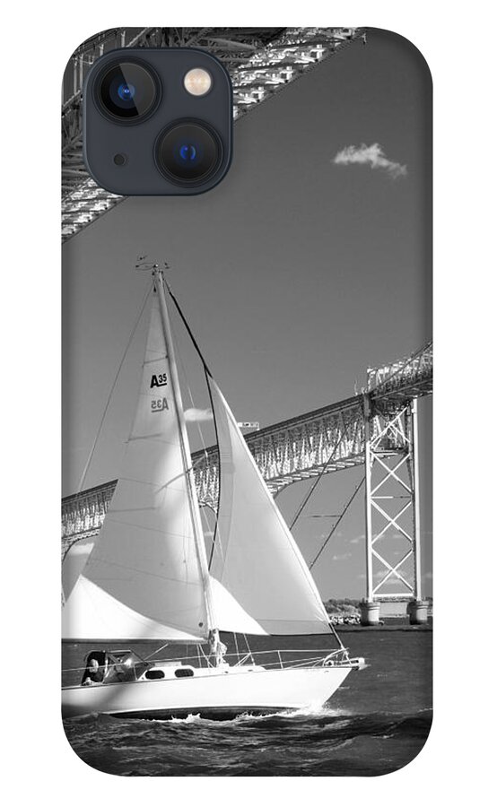 Sailboat iPhone 13 Case featuring the photograph On the Chesapeake No. 2 by Steve Ember