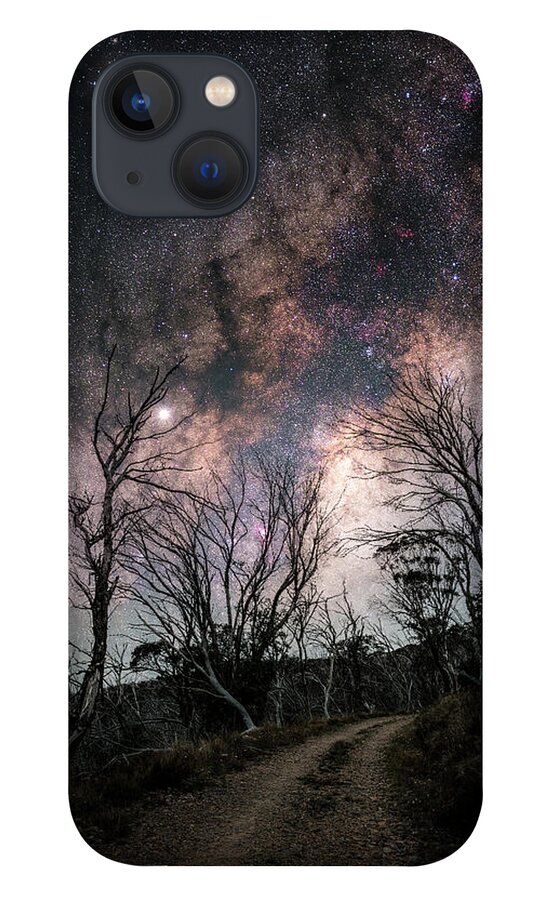 Milky Way iPhone 13 Case featuring the photograph On The Way There by Ari Rex