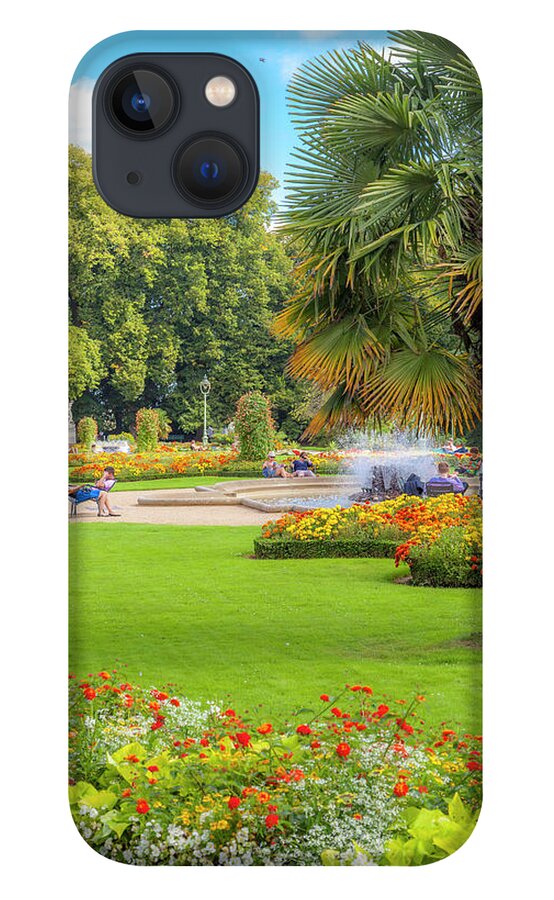 France iPhone 13 Case featuring the photograph Parc du Thabor by W Chris Fooshee