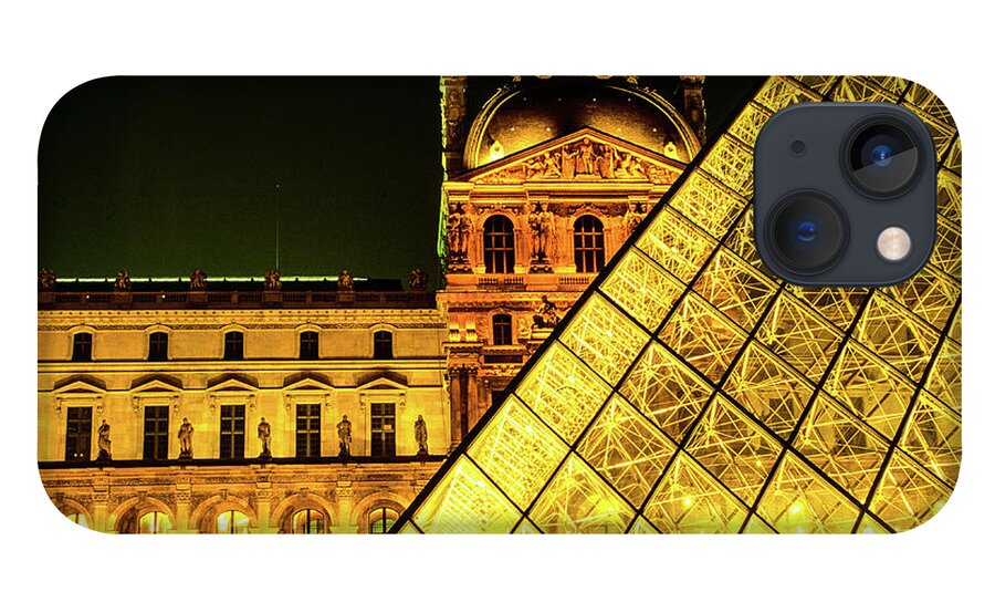 Louvre iPhone 13 Case featuring the photograph Past And Present - Louvre Museum, Paris, France by Earth And Spirit