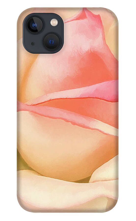 Roses iPhone 13 Case featuring the digital art Pastel Rose Tones by Kevin Lane