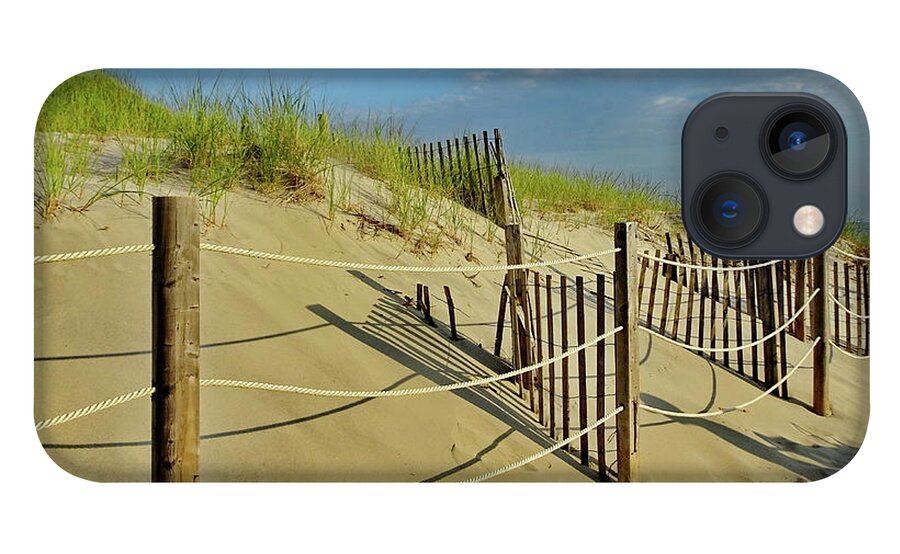 Path iPhone 13 Case featuring the photograph Path to Mayflower Beach, Dennis, Cape Cod, MA by Lyuba Filatova