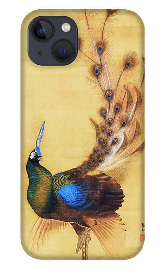 Peacock iPhone 13 Case featuring the digital art Peacock by Jerzy Czyz