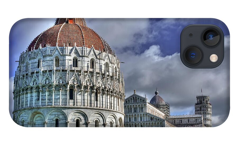 Church iPhone 13 Case featuring the photograph Piazza dei Miracoli - Pisa - Italy by Paolo Signorini