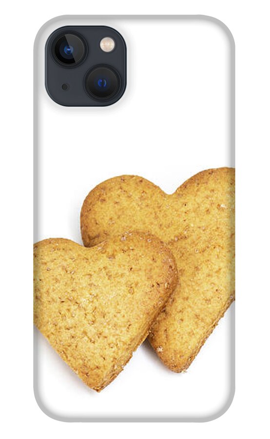 Background iPhone 13 Case featuring the photograph Pieces of heart shaped gingerbread by Viktor Wallon-Hars