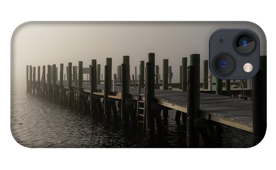 Pier iPhone 13 Case featuring the photograph Pier in Fog by Denise Kopko