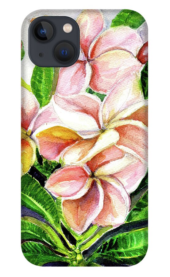 Flower iPhone 13 Case featuring the drawing Planaria by Marnie Clark